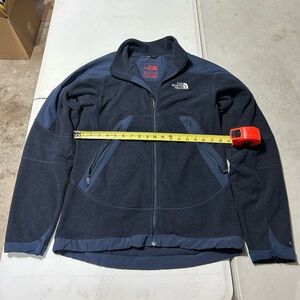 The North Face Summit Series Fleece Thermal Full Zip Jacket Navy Blue Size M